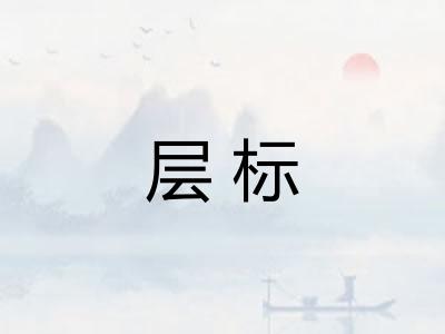层标 层标