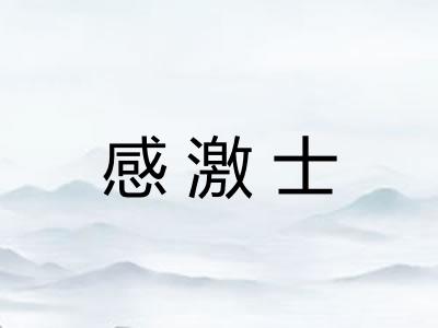 感激士 感激士