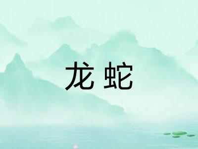 龙蛇
