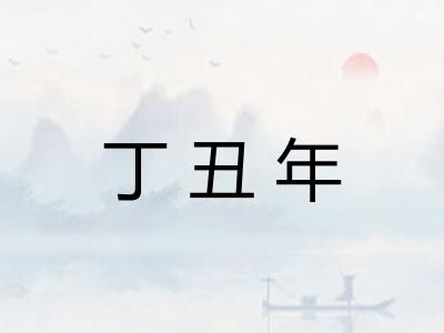 丁丑年 丁丑年