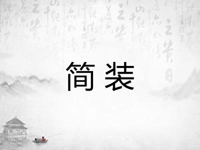 简装 简装