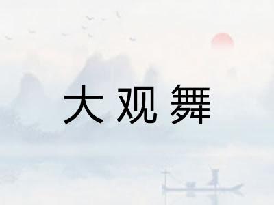 大观舞