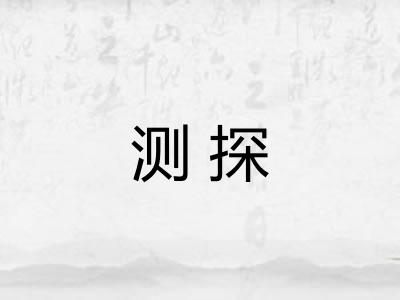 测探