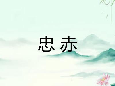 忠赤
