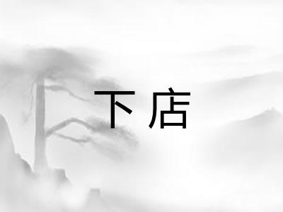 下店 下店