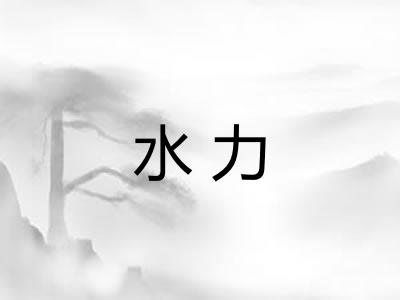 水力