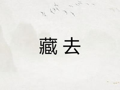 藏去
