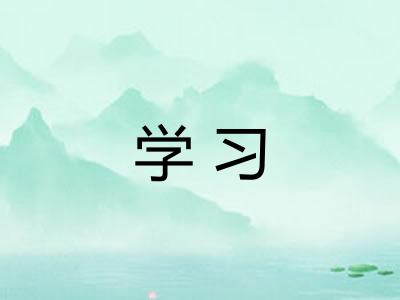 学习 学习