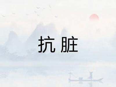 抗脏