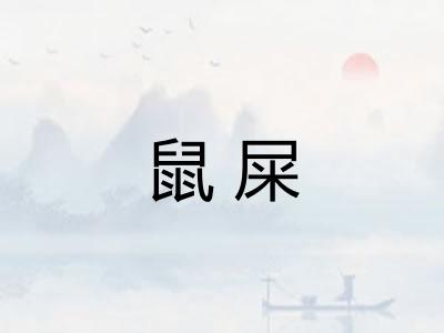 鼠屎