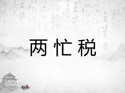 两忙税