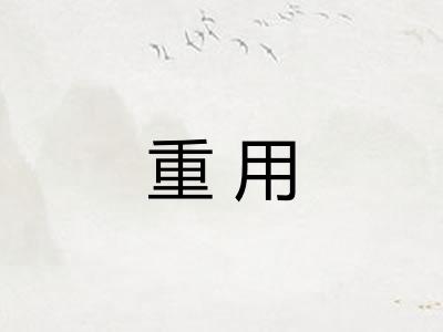 重用