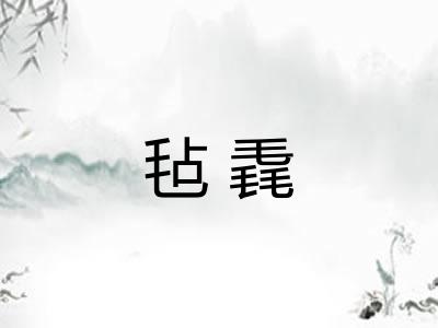 毡毳 毡毳