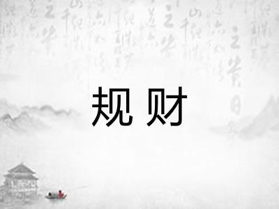 规财