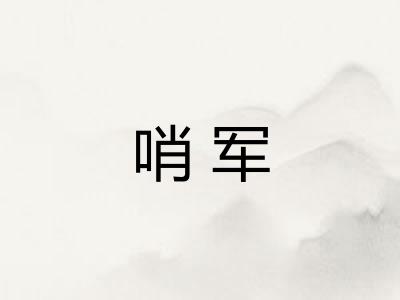哨军