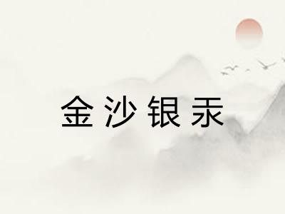 金沙银汞 金沙银汞