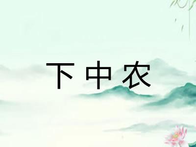 下中农