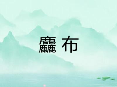 麤布