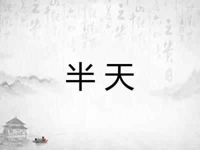 半天