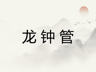 龙钟管 龙钟管