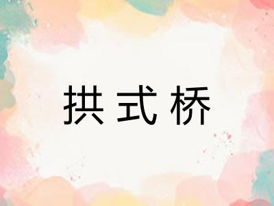 拱式桥