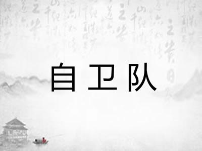 自卫队