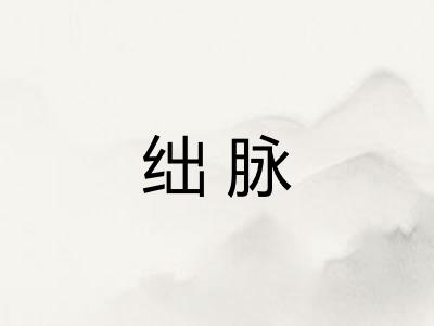 绌脉