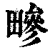 㽩(印刷字体·清·康熙字典)